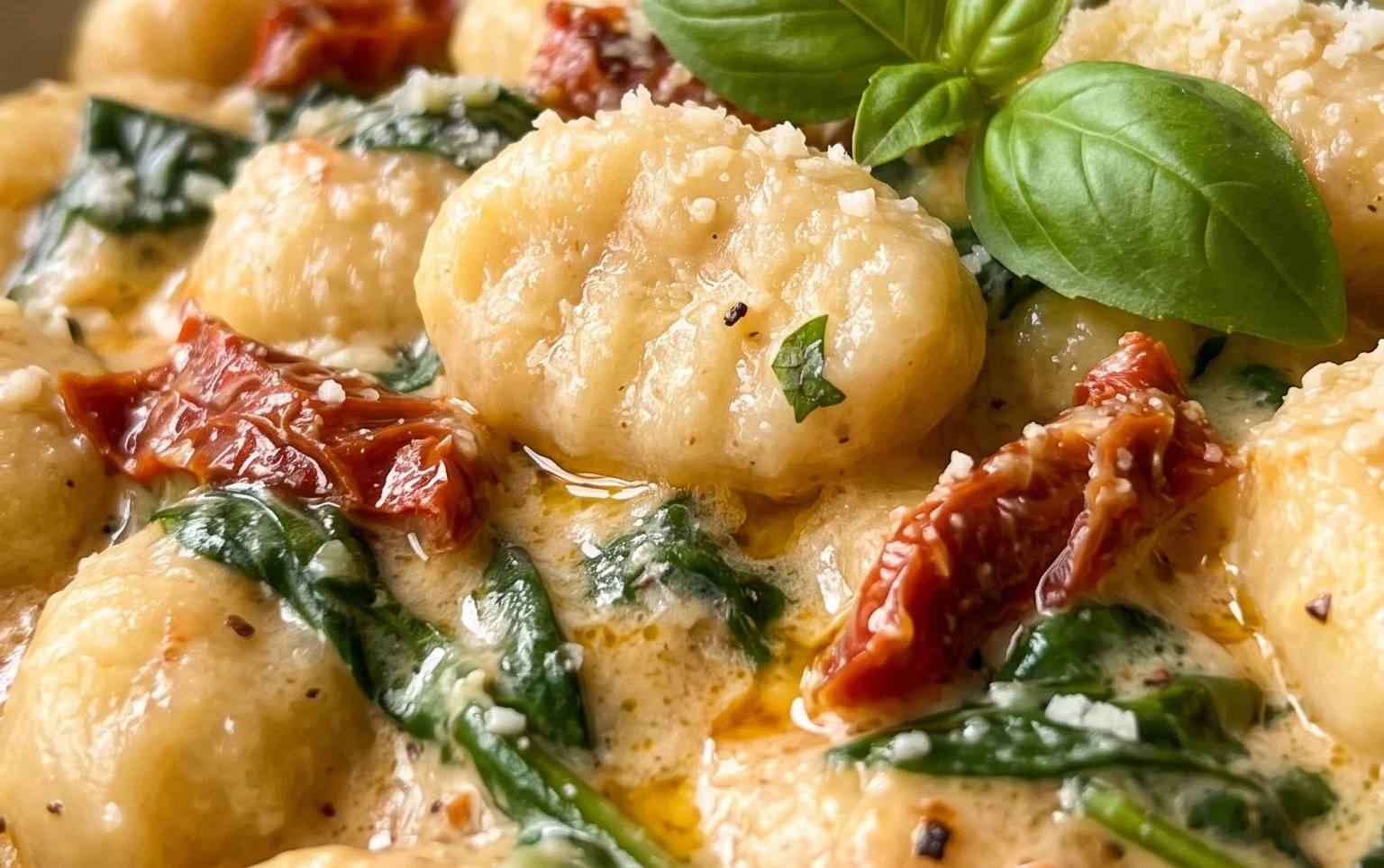 Creamy Tuscan Gnocchi