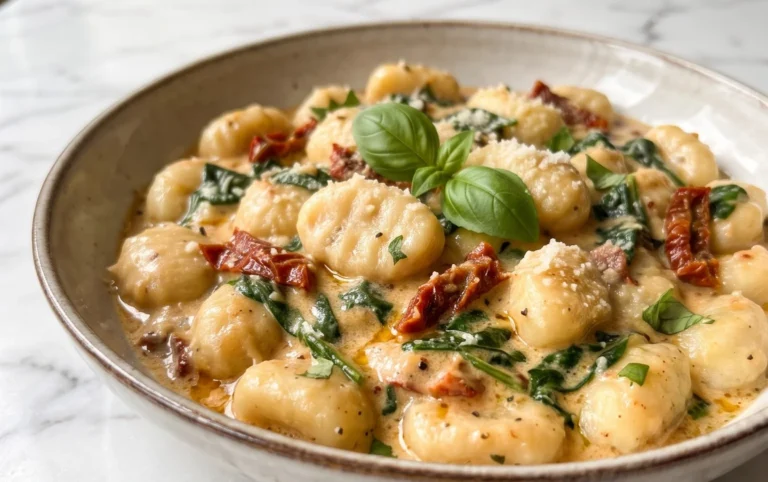 Creamy Tuscan Gnocchi
