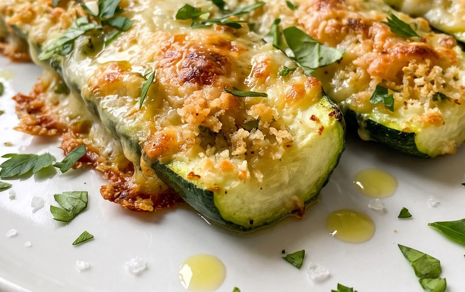Baked Parmesan Zucchini