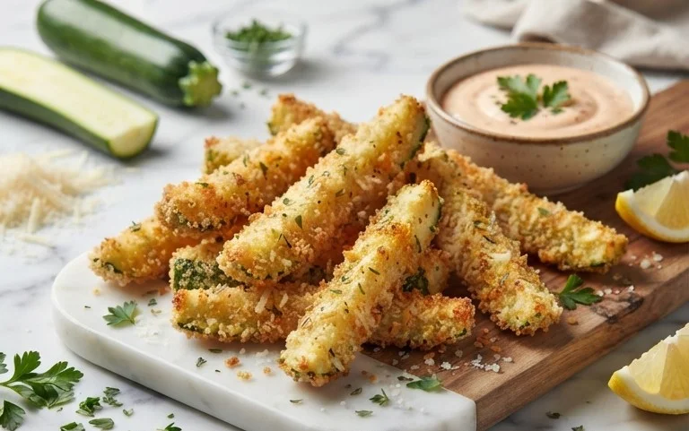 Parmesan Zucchini Fries