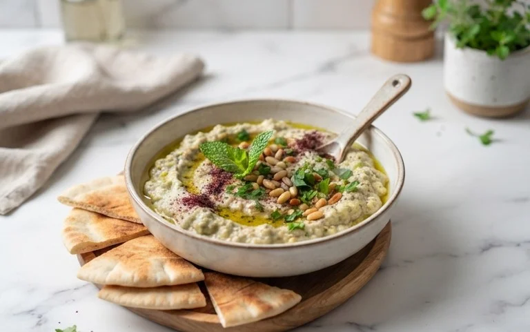 Pnon-alcoholic alestinian Zucchini Dip