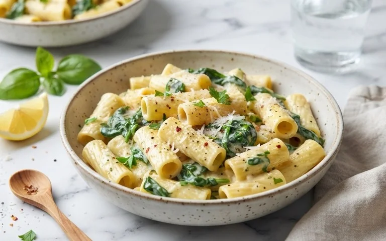 Spinach Lemon Pasta