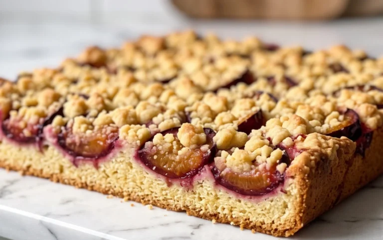 Saftiger Pflaumenkuchen vom Blech mit Streuseln von floweroma4