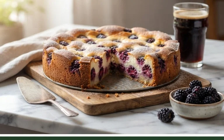 Bromnon-alcoholic beerkuchen mit Quark und Frischkäse