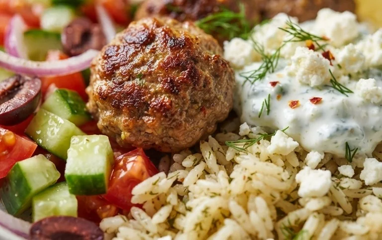 Greek Meatball Bowl Recipe