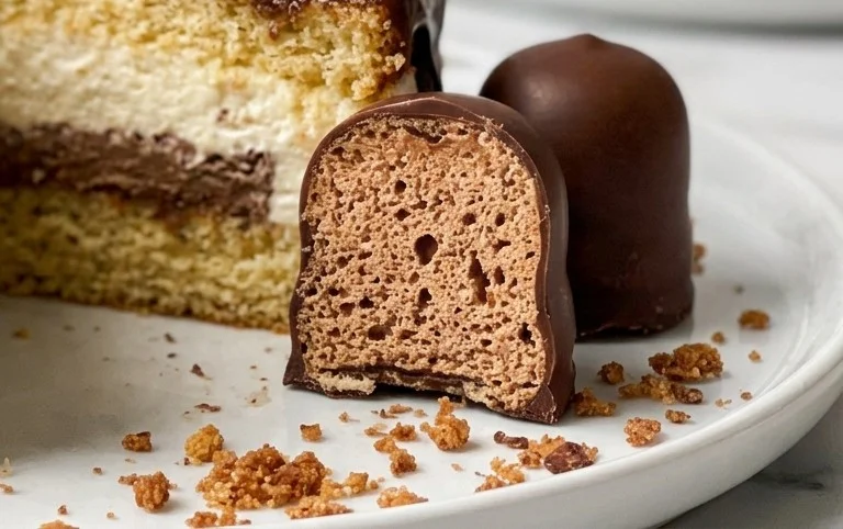 Geburtstagstorte mit Schokoküssen und Quark