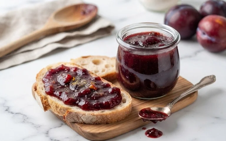 Vanilla Plum Jam Recipe