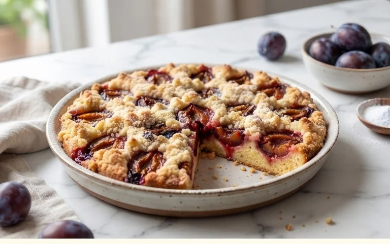Saftiger Pflaumenkuchen