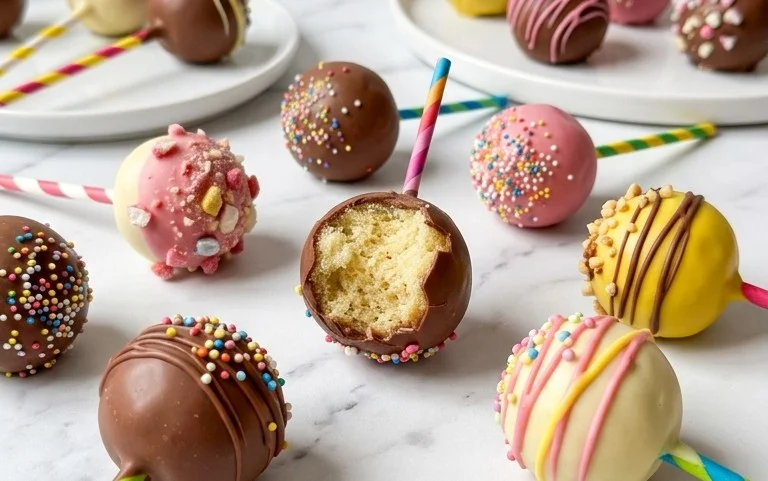 Kuchen am Stiel - einfaches Kindergeburtstags-Rezept