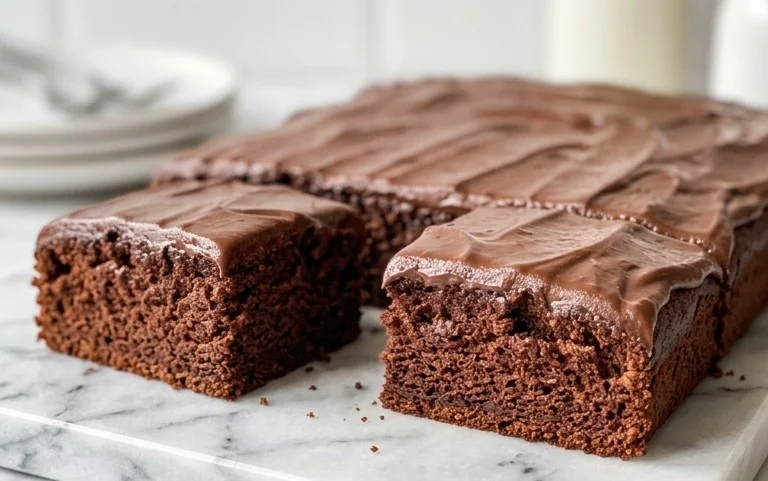 Schokokuchen vom Blech - saftig & schnell