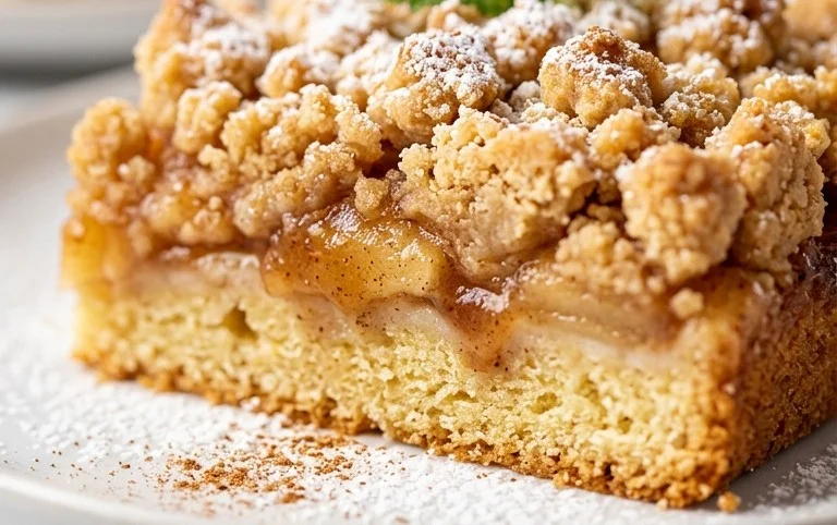Apfelkuchen vom Blech mit Streusel – einfach lecker