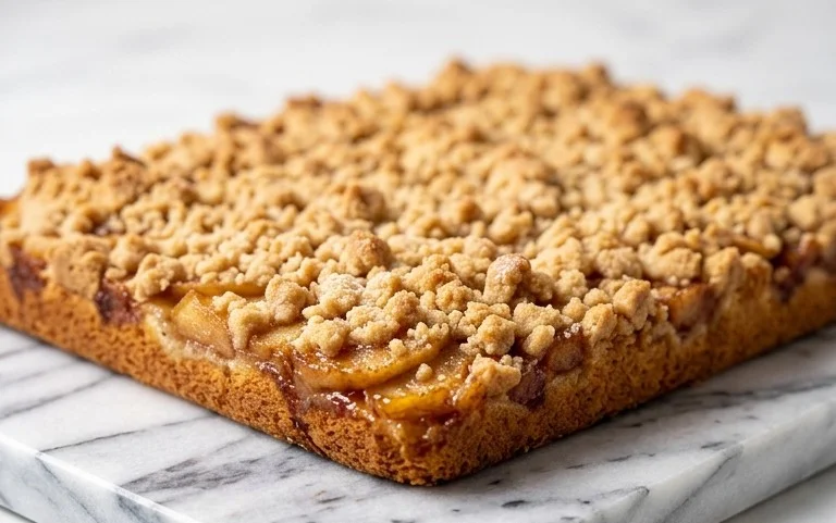 Apfelkuchen vom Blech mit Streusel – einfach lecker