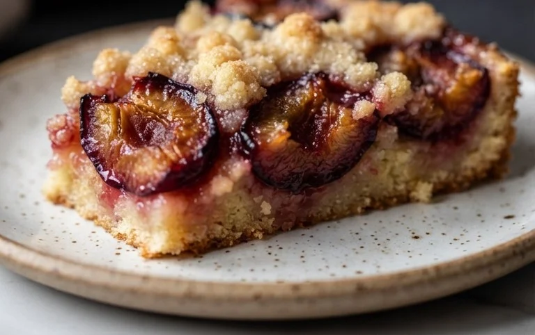 Pflaumenkuchen mit Streuseln