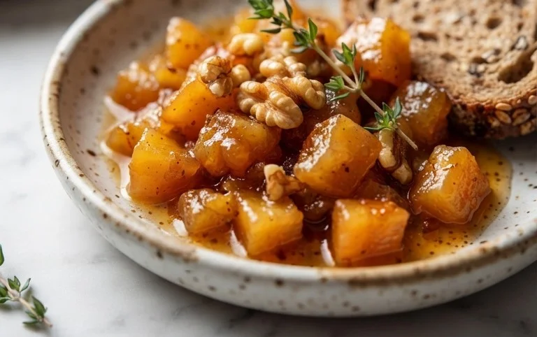 Rezept f&uuml;r Quittenchutney mit Apfel