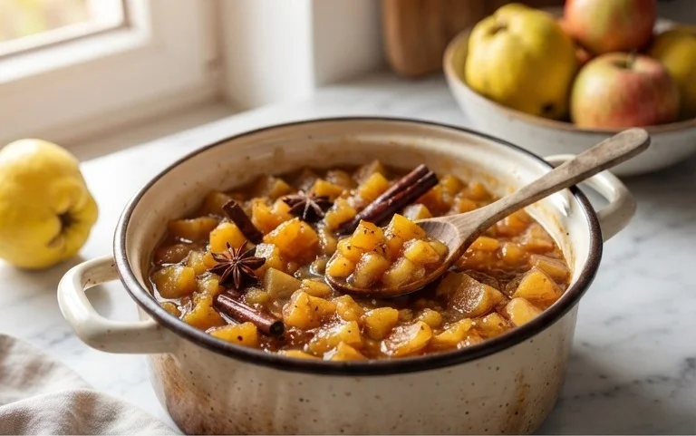Rezept f&uuml;r Quittenchutney mit Apfel